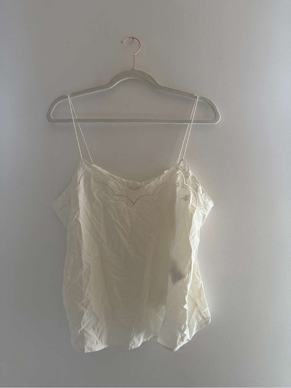 Sézane Brand New Lace-Trim Camisole Top